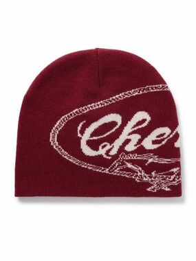 RARE CHERRY LA Horse Power Logo Beanie Hat